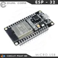 NodeMcu ESP32 ESP32S, 32 Bit, Dual Core, 240 MHz Development Board with Built-in WiFi & Bluetoot for IOT, Robotics or DIY Electronic Project. Alternative of Arduino.. 