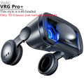 Virtual Reality VR Glasses IMAX Huge Screen HD 3D Glasses Google Cardboard Box VR Headset Helmet for 5-7 Phone,Support Gamepad.