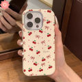 Cute Red Cherry Case For Realme C15 C67 C20 C53 Note 60 50 C63 C51 C11 C35 C55 C25 C31 C17 C65 C30 C21Y C25Y 5s 5 6i 7i 11 5i 12 C61 C3 C21 Narzo 20 Cartoon Bow Knot Leather Case. 