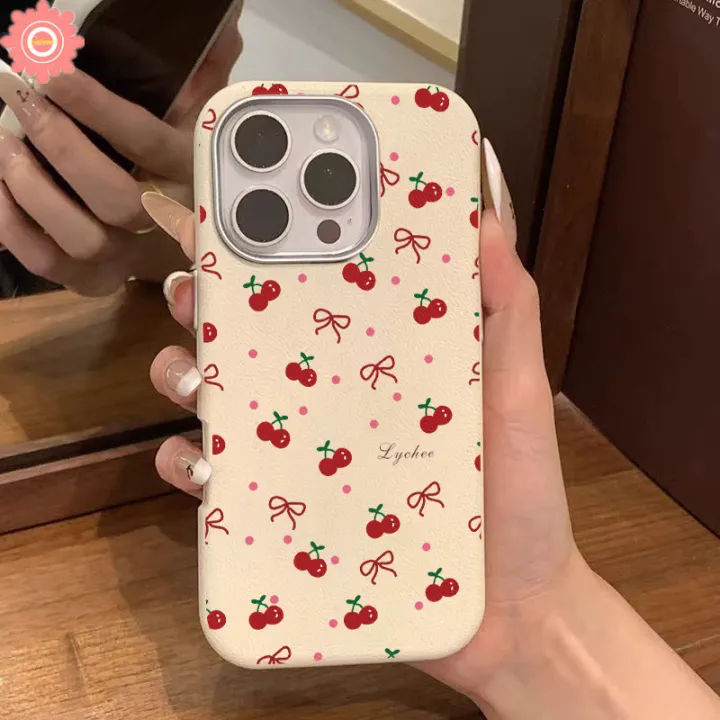 Cute%20Red%20Cherry%20Case%20For%20Realme%20C15%20C67%20C20%20C53%20Note%2060%2050%20C63%20C51%20C11%20C35%20C55%20C25%20C31%20C17%20C65%20C30%20C21Y%20C25Y%205s%205%206i%207i%2011%205i%2012%20C61%20C3%20C21%20Narzo%2020%20Cartoon%20Bow%20Knot%20Leather%20Case%20-%20Image%203