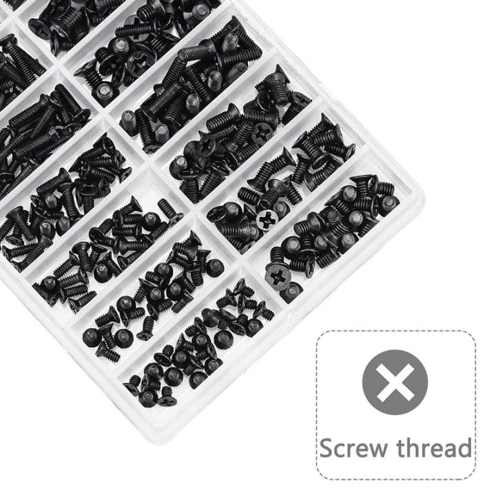 355Pcs%20PC%20Screws%20Assorted%20Set%20M2%20M3%20M2.5%20Computer%20Screws%20HDD%20M.2%20SSD%20Screws%20for%20Universal%20Laptop%20PC%20Computer%20Repair%20-%20Image%204