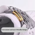 Magnetic Shoelace Elastic Flat Shoe laces No Tie Shoelaces Quick Magnetic Lock Lazy Laces for Kids and Adult 24 Colors. 