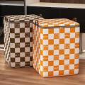 Non-Woven Fabric Storage Bag Window 110L/140L/180L Quilt Organizer Clothes Box for Household Moving Organizing Seasonal Storage Space Saving.