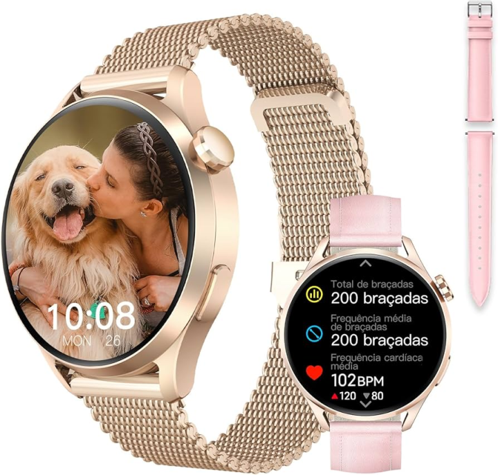 Kieslect%20Lora%203%20BT%20Calling%20Smart%20Watch-Starlight%20-%20Image%203