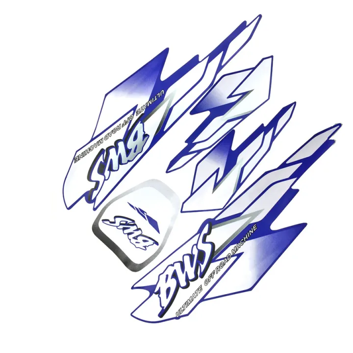 1%20Set%20Motorcycle%20Whole%20Body%20Fairing%20Stickers%20Decals%20Red/Blue%20Scooter%20Decorative%20Emblem%20Logo%20Motorbike%20Badge%20For%20Yamaha%20BWS%20100%20-%20Image%203