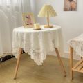 Tablecloth, vintage lace, white light luxury coffee table, bedside TV cabinet, dust cover, cloth, long square, refrigerator, book wholesale. 