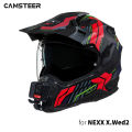 NEXX X.WED 2 Helmet Custom Aluminium Chin Mount for GoPro Hero12 11 10 9 Insta360 X4 X3 Ace pro DJI Action 3 4 Camera Accessory. 
