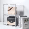 Transparent Bag Storage Box Hand-Made Display Box Magnetic Luxury Storage Bag Dustproof and Mildew-Proof Storage Cabinet. 