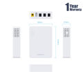 MARSRIVA KP3 EC 8400mAh Smart Mini Router DC UPS 18Watt max output with 3 DC output and 1 USB Output (Adapter not Included).