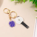 BTS Light Stick & Logo Acrylic Keychain - Kpop BTS Merchandise Key Ring for Fans. 