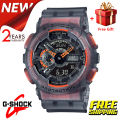 (Ready Stock) G .Shock GA110 Men Watch Sport Watch Dual Time Display Water Resistant Shockproof and Waterproof World Time LED Auto Light Sports Wrist Watches with 2 Year Warranty GA-110LS-1A. 