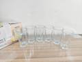 Crystal Clear 6 Pcs Water Drinking Glass Set Square Back Plain Design. Juice, Drinking Glass Set. OLiLA. Model:W013:R70.. 