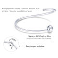 1PC 100% Real 925 Sterling Silver CBR Nose Piercing Septum Ring Silver Captive Bead Ring Cartilage Tragus Piercing Earrings 20G. 