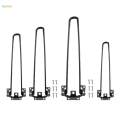 Folding Table Legs Replacement Industrial Heavy Duty Coffee Table Leg for Office Home .9 Inch.