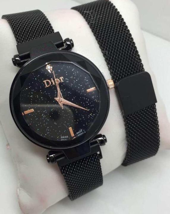 Analog Watch Dior Magnetic Strap Watch Dior High Quality Magnet