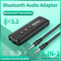 3 IN 1 Bluetooth 5.3 Audio Receiver Transmitter 3.5mm AUX USB Stereo Music Wireless Adapter With Mic For TV PC Headphone Car Kit.