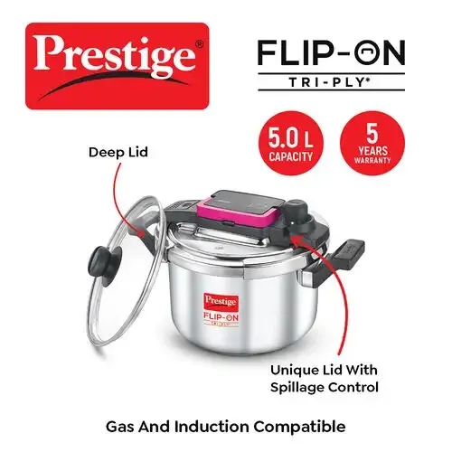Tri Ply Prestige Steel Pressure Cooker Litre Price Buy Prestige