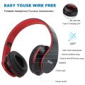 Siindoo JH-812 Wireless Headphone Foldable Stereo BT5.1 Earphones Music Headset FM and Support SD Card with Mic for Mobile PC TV. 