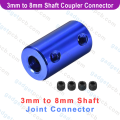 3mm to 8mm Shaft Joint Coupler Connector 3-8mm Clamp Universal Joint Stepper Motor Coupler For CNC 3D Printer Parts Gadget PCB.