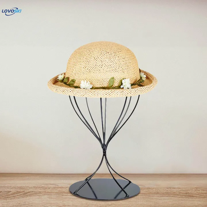 Hat%20Rack%20Caps%20Holder%20Stable%20Base%20Metal%20Frame%20Space%20Saver%20Freestanding%20Black%20Hat%20Stand%20for%20Home%20-%20Image%203