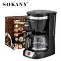 SOKANY 950W 12 CUP COFFEE MAKER COFFEE MACHINE WITH 1.5L GLASS CARAFE AND KEEP WARM FEATURE FOR DRIP COFFEE. 
