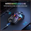 Onikuma DM02 Tri-Mode RGB Wireless Gaming Mouse. 