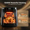 Miyako 7 Liters AF-6012 Digital Touch Control Panel Air Fryer with Free Delivery.