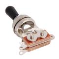 Electric Guitar Toggle Switch 3 Way In Black (Rhythm Treble) Pickup Selector. 