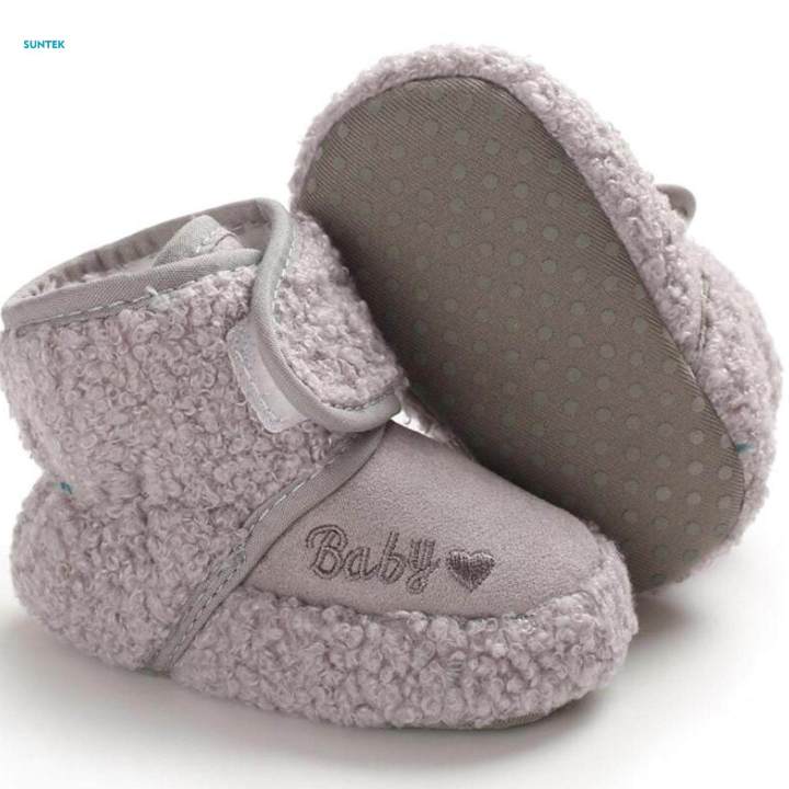 Newborn%20Baby%20Boys%20Girls%20Booties%20Winter%20House%20Slipper%20Crib%20Shoes%20for%20Baby%20Boys%20Girls%20Gray%2013cm%20-%20Image%204