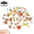 Carat Headwear Making Beads Bear Mixing Style Transparent Loose Beads. 