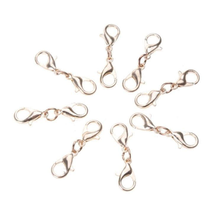 8%20Pcs%20Double%20End%20Lobster%20Clasp%20Necklace%20Shortener%20Clasp%20Bracelet%20Extension%20Clasp%20Chain%20Extender%20Double%20Claw%20Connector%20-%20Image%203