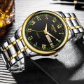 【DIV MALL】（NEW）AIYISHI Quartz Men Watch Calendar Watches Luminous Steel Strap for Man. 