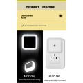 Square Led Smart Light Sensor Night Light Plug-in Wall Lamp Kids Bedroom Bathroom Toilet Stairs Nightlight Lighting. 