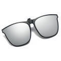 Wenefang Glasses driving lenses yellow clamshell unisex polarizer clip sunglasses men's photochromic sunglasses face blue night vision. 