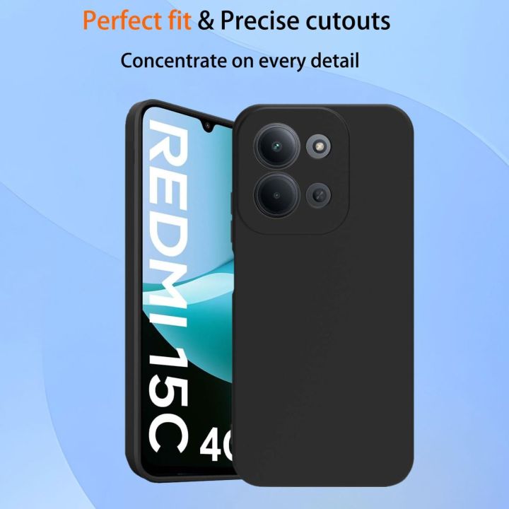 Xiaomi%20Redmi%2015C%204G%20Premium%20Silicone%20Matte%20Soft%20Phone%20Case%20-%20Black%20&%20Blue%20-%20Image%203