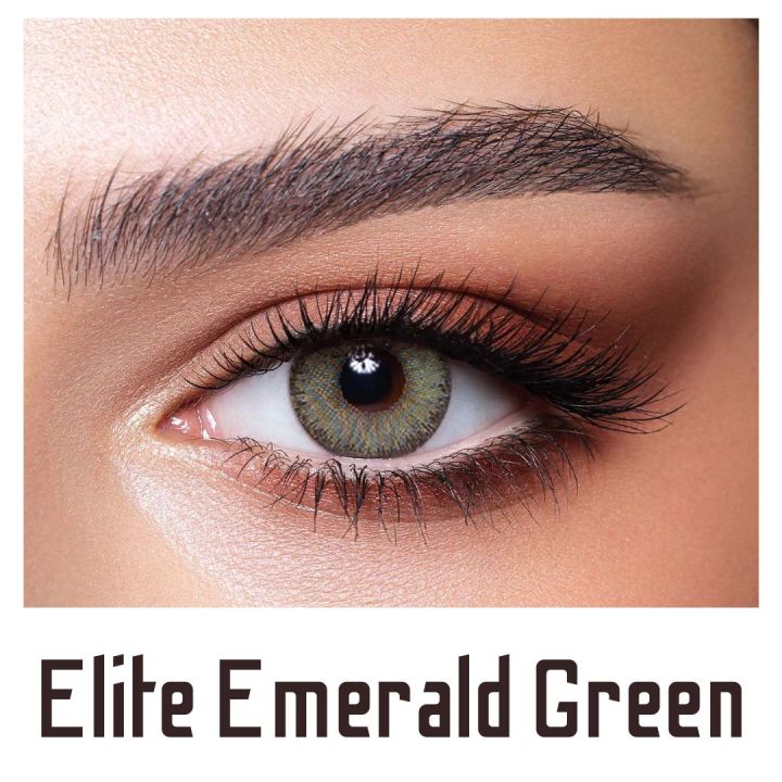 Bella Emerald Green Elite Color Contact Lens with Regular Kit Box. For men,women/Unisex. Bella Elite Series. #emerald.green