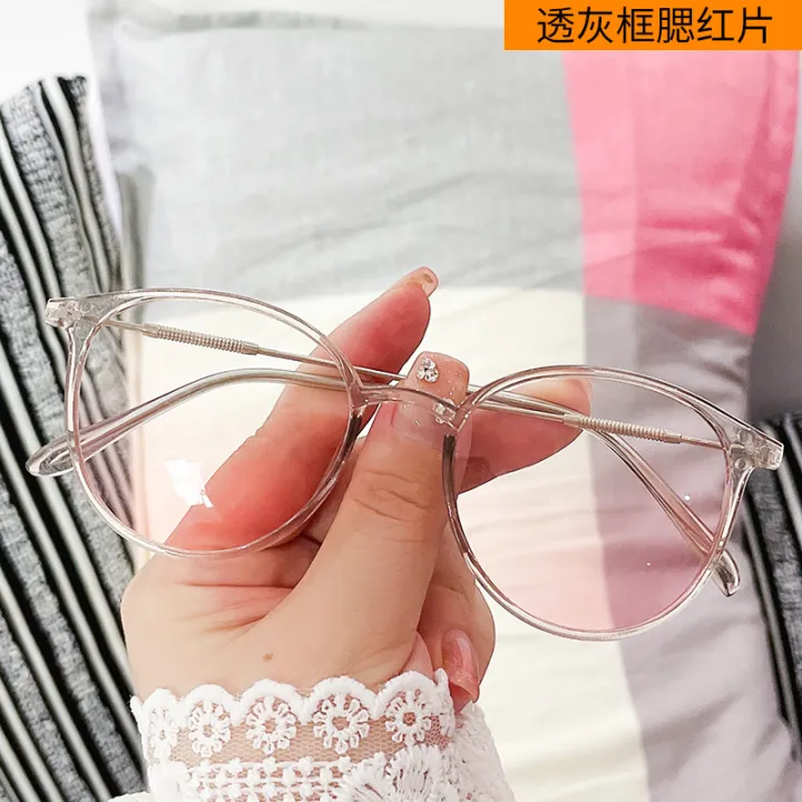 2022%20New%20Light%20Ladies%20Plain%20Flat%20Mirror%20Retro%20Oval%20Rice%20Nail%20Glasses%20Frame%20Korean%20Version%20Blue%20Light%20Blocking%20Glasses%20-%20Image%206