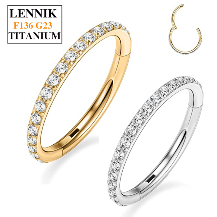 OUFER G23 Titan Piercing Ringe - Helix, Septum & Cartilage Schmuck 16G