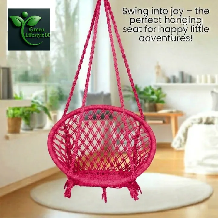 Premium%20Cotton%20Rope%20Swing/Jhula%20%E2%80%93%20Portable%20Indoor%20&%20Outdoor%20Swing%20for%20Adults%20&%20Kids,%20100kg%20Capacity%20-%20Image%207