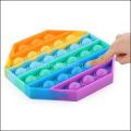 Push Bubble Sensory Pop It Fidget Toy Box  Figet Stress Reliever Toys  Child Funny Anti Stress Popit Reliver Poppit. 