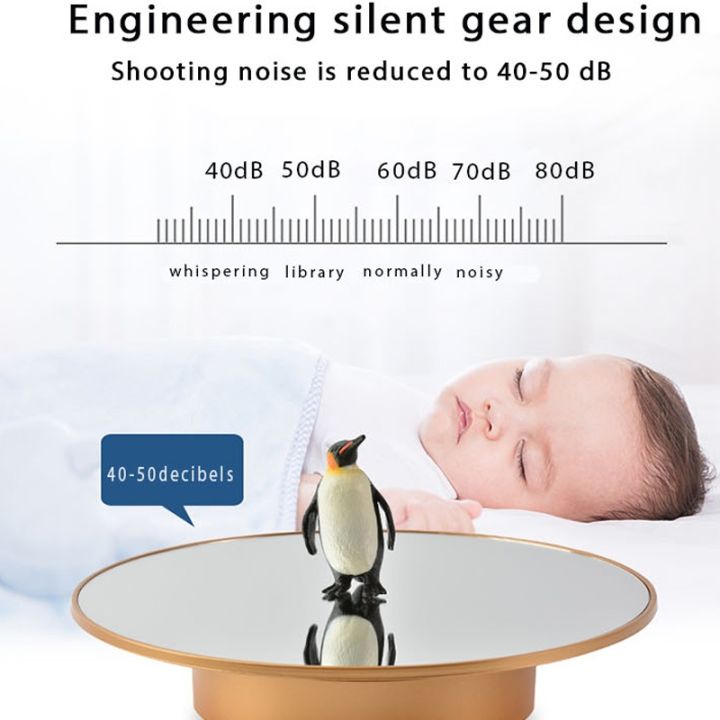 (NEW)%2020cm%20Mirror%20Two-way%20Turntable%20Display%20Stand%20Video%20Shooting%20Props%20Turntable%20-%20Image%204