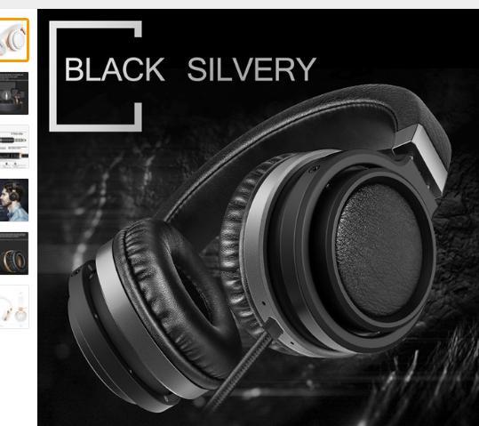 Sound Intone C1 Wired Headphone Headset With Microphone Volume Control 