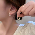 1Pair New Simple Temperament Circle Pearl Earrings Fashion Small Versatile Earrings Women's Jewelry jingu.