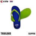 Thailand KITO rubber men's and women's slippers, anti slip beach casual couple flip flops.