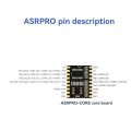 AI Offline Recognition Module ASR-PRO Intelligent Speech Recognition Control Module Pin Headers Already Soldered. 
