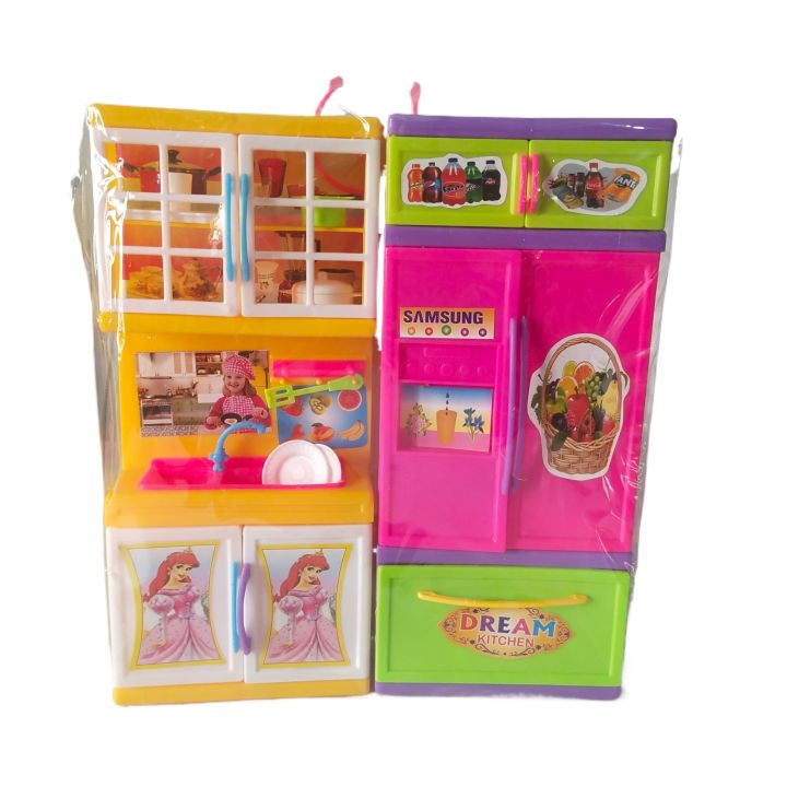 Kids Kitchen Playset for Toddlers Girls, Toy Kitchen Sets Pretend