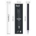 Deli Nusign Metal Gel Pen Set Sign Pen Rollerball Pучка Caneta Gel 0.5MM PREMEC Switzerland Refill Office School Supplier. 