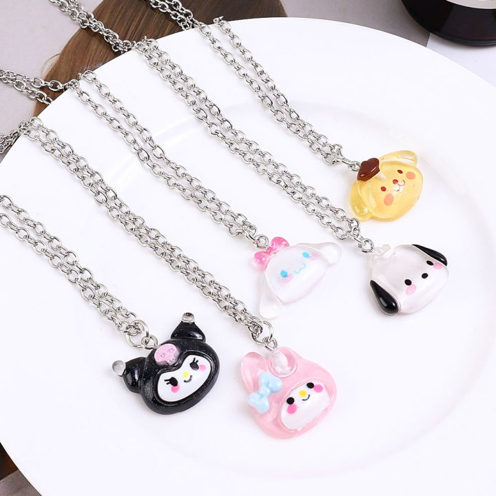Sanrio%20Figure%20Necklace%20Kuromi%20Cartoon%20Metal%20Necklace%20Pendant%20Kawaii%20Women%20Girl%20Party%20Birthday%20Jewelry%20Gift%201Pcs%20-%20Image%202