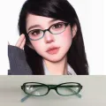 Small Rectangle Eyeglasses Women Men Retro Narrow Frame Vintage Square Eye Glasses Female Eyewear.