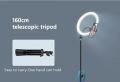 10 inch Ring Light with 7 Feet Long 200cm Optional Tripod Stand, YouTube Facebook Live Video Tiktok Video Photography Fill Light Led Ring Lamp Ringlight for Video Recording Live Broadcast - ring light with stand.